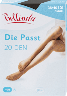 Harisnyanadrág Die Passt, 20 DEN; fekete, S Bellinda