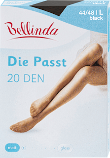 Harisnyanadrág Die Passt, 20 DEN; fekete, L Bellinda