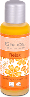 bio masážní olej Relax Saloos