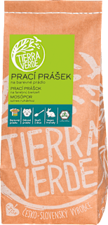 Prací prášok z mydlových orechov na farebnú bielizeň TIERRA VERDE