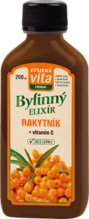 Herbal Bylinný elixír Rakytník + vitamín C maxi vita