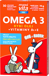 Omega 3 kapsle rybí olej maxi vita