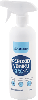 Peroxid vodíka 3% H2O2 v spreji  Allnature