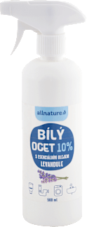 Biely ocot 10% v spreji s esenciálnym olejom levandule  Allnature