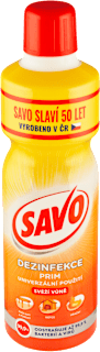 Dezinfekcia Prim univerzálne použitie SAVO
