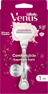 Dámsky holiaci strojček Comfortglide Sugarberry Scent + 1 náhradná holiaca hlavica Gillette Venus