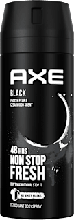 Black deo spray AXE