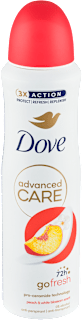 Deo spray Advanced Care Go Fresh Peach & White Blossom Dove