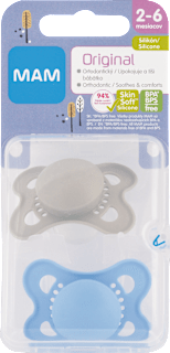 Silikónový cumlík Original - chlapec 2-6 m mam