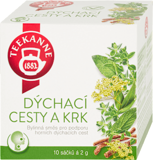 Bylinný čaj hrdlo a dýchacie cesty Teekanne
