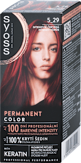 Farba na vlasy Permanent Cool Color - 5-29 intenzívna červená syoss