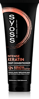 Intenzívny kondicionér Keratin na zníženie lámavosti vlasov syoss