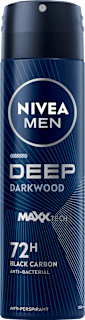 Pánsky antiperspirant v spreji Deep Darkwood 72h NIVEA MEN