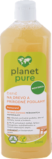 Čistič na drevo a prírodné podlahy Orange planet pure