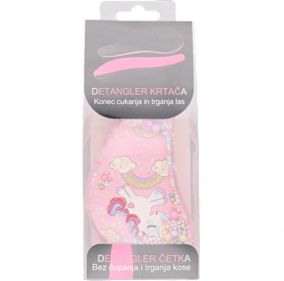Krtača za lase Detangler z motivom samoroga Ulala!