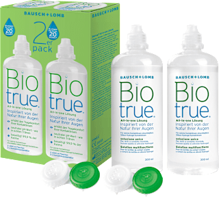 Kontaktlinsen-Pflegemittel Biotrue (2 x 300 ml) BAUSCH+LOMB