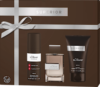 Geschenkset Superior Men Trio Eau de Toilette 3tlg s.Oliver