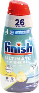 Gel lavastoviglie Ultimate +Igiene All in 1 Limone Finish