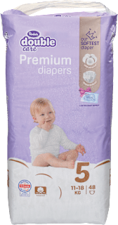 double care Premium pelene velična 5 ( 11 - 18kg ) Violeta