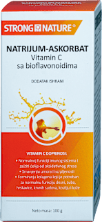 NATRIJUM - ASKORBAT Vitamin C sa bioflavonidima STRONG NATURE