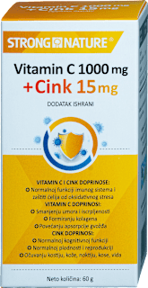 Vitamin C+Cink STRONG NATURE