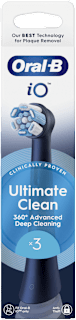 Testine per spazzolino iO Ultimate Clean Nere 3pz Oral-B