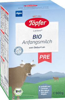 Anfangsmilch Pre von Geburt an Töpfer