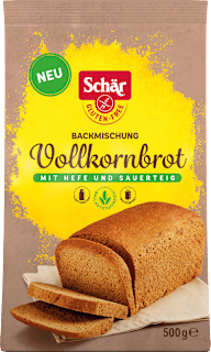 Backmischung, Vollkornbrot, glutenfrei Schär