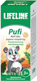 Pufi sirup za djecu s bijelim sljezom Lifeline