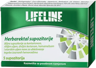 Herbarektal supozitorije Lifeline