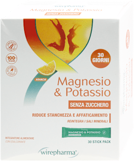 Magnesio e potassio senza zucchero wirepharma
