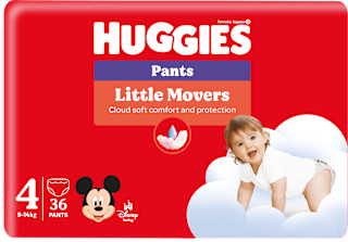 Pieluchomajtki Little Mover Pants, rozmiar 4 Huggies