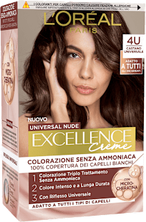 Colorazione permanente Nude castano 4 L'ORÉAL PARiS EXCELLENCE Creme