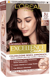 Colorazione permanente Nude castano scuro 3 L'ORÉAL PARiS EXCELLENCE Creme