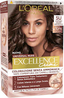 Colorazione permanente Nude castano chiaro 5 L'ORÉAL PARiS EXCELLENCE Creme