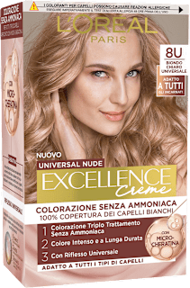Colorazione permanente Nude biondo chiaro 8 L'ORÉAL PARiS EXCELLENCE Creme