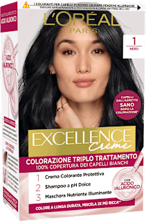 Colorazione permanente nero 1 L'ORÉAL PARiS EXCELLENCE Creme