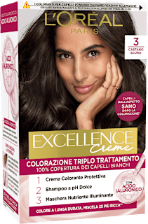 Colorazione permanente castano scuro 3 L'ORÉAL PARiS EXCELLENCE Creme