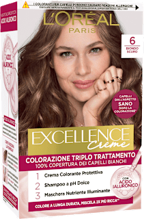 Colorazione permanente biondo scuro 6 L'ORÉAL PARiS EXCELLENCE Creme