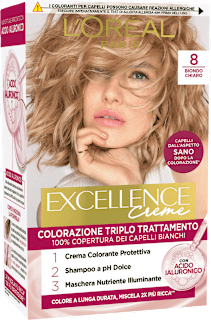 Colorazione permanente biondo chiaro 8 L'ORÉAL PARiS EXCELLENCE Creme