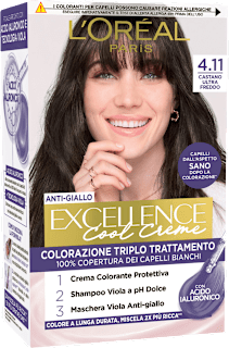 Colorazione permanente Cool Creme castano 4.11 L'ORÉAL PARiS EXCELLENCE Creme