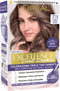 Colorazione permanente Cool Creme biondo 7.11 L'ORÉAL PARiS EXCELLENCE Creme