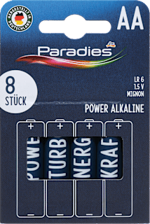 Batterie alcaline mignon AA Paradies