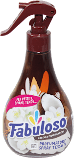 Profumatore spray tessuti Cocco e Fiori Bianchi Fabuloso
