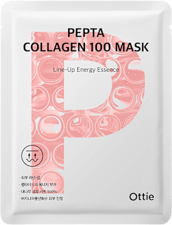 textilní pleťová maska Pepta collagen 100 Ottie