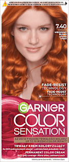 Krem koloryzujący 7.40 Miedziany Blond GARNIER Color Sensation