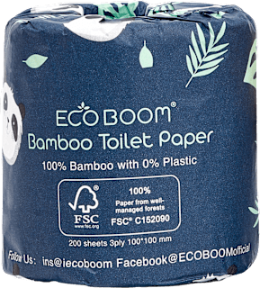 Bamboo toaletni papir ECO BOOM