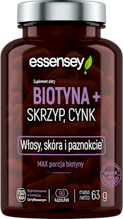 Biotyna + skrzyp, cynk essensey