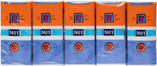 Chusteczki higieniczne No1, 3-warstwowe, 10x10 szt. bella