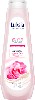 Kremowy płyn do kąpieli Rose & Milk Proteins Luksja